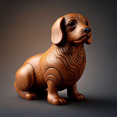 3D model Boris the dog famous animal (STL)